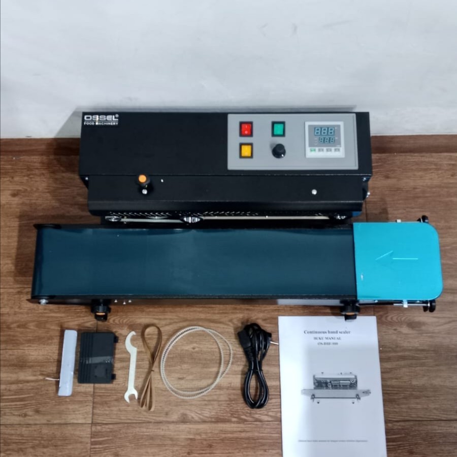 OSSEL Horizontal Continuous Band Sealer DBF-900 Pres Platik Berjalan OSSEL