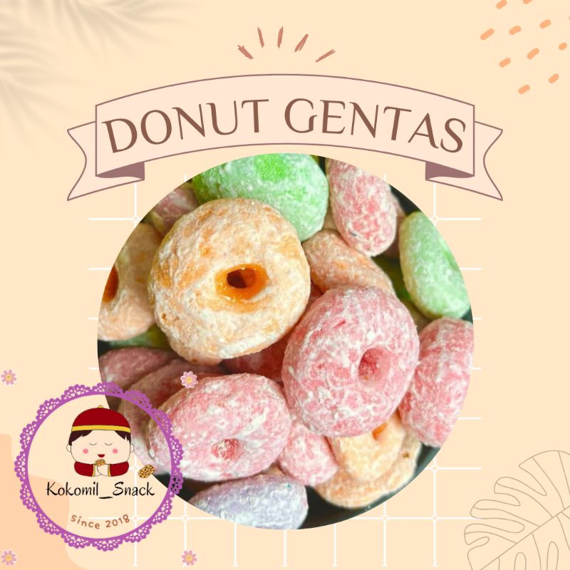 

Donut Gentas kemasan 500gr