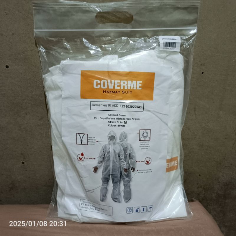 Hazmat cover all baju hazmat apd
