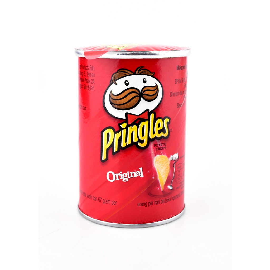 

PRINGLES 42GR ORIGINAL KERIPIK KENTANG POTATO CHIPS KALENG BPOM IMPOR MALAYSIA POTATO WDMART