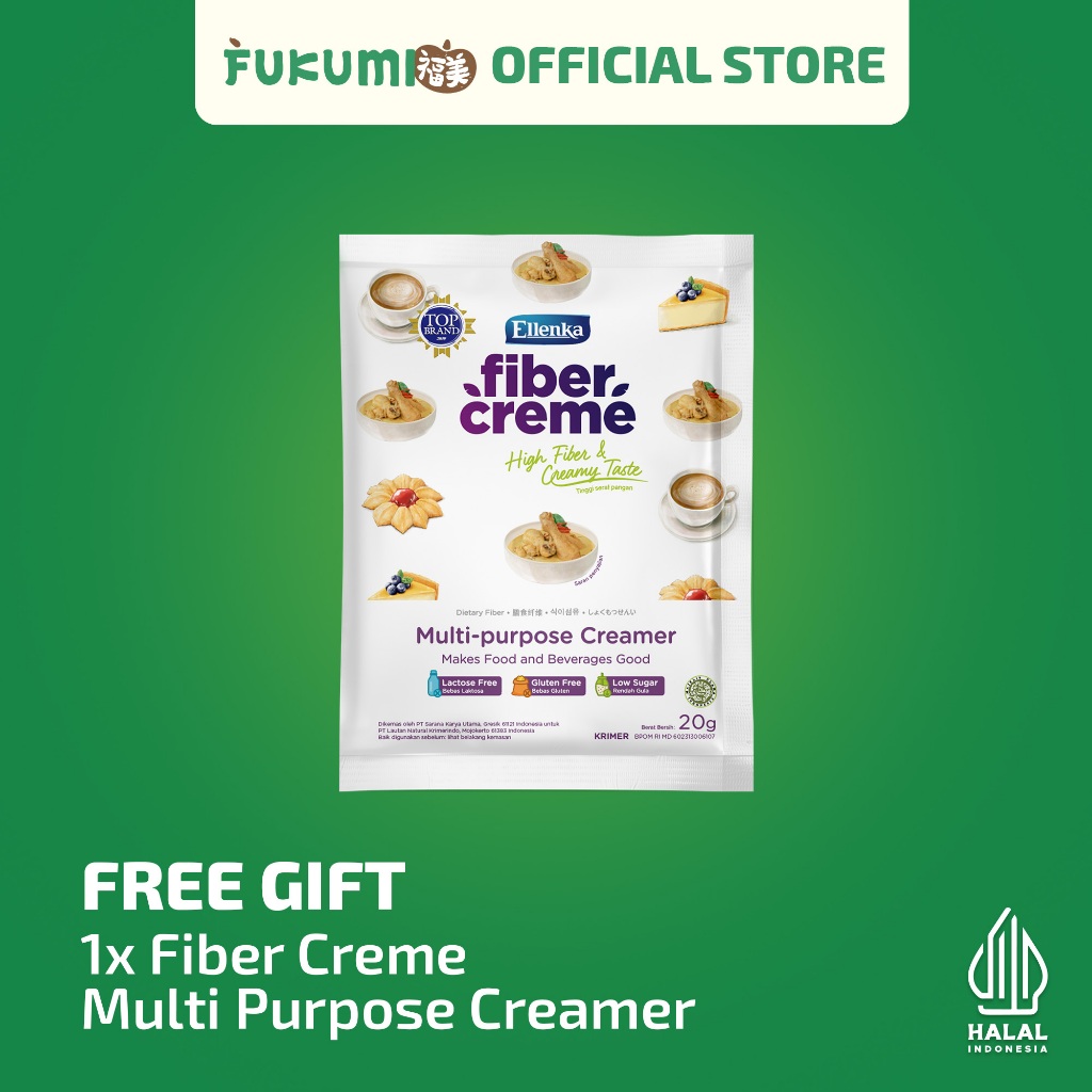 

[NOT FOR SALE GIFT] Fiber Creme - Multi Purpose Creamer 20gr