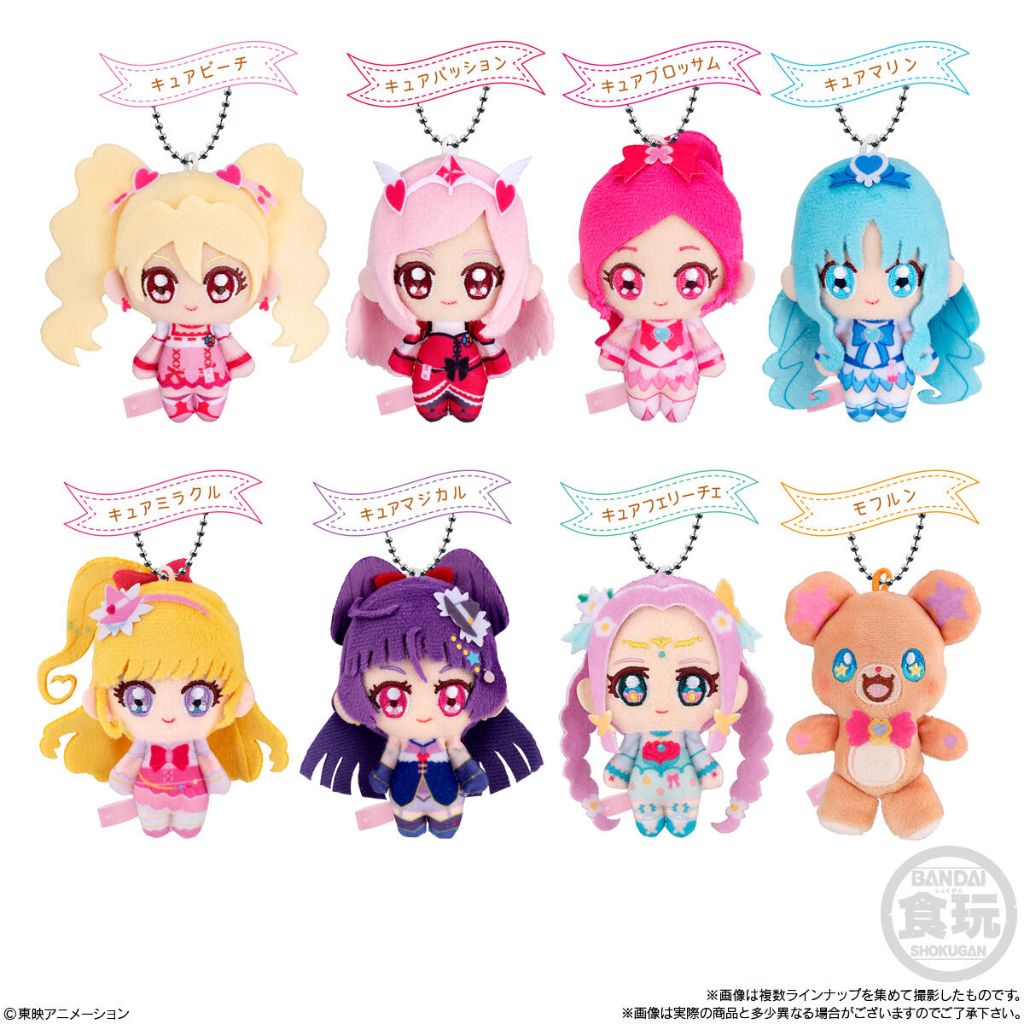 Precure FuwaKyun Mascot 2 Pretty Cure Peach Passion Blossom Marine Miracle Magical Felice Mofurun Fr
