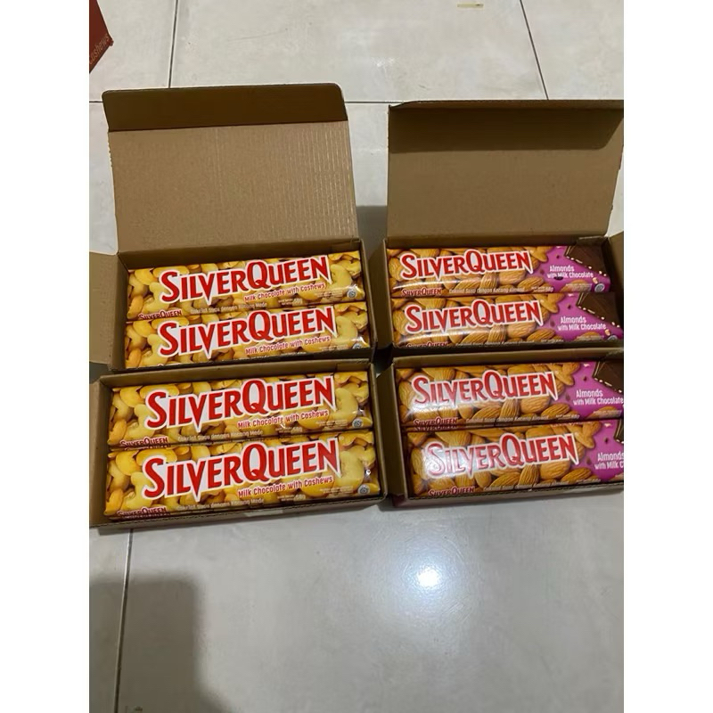 

SILVERQUEEN 55gr~58gr ISI 10pcs exp oktober 2025