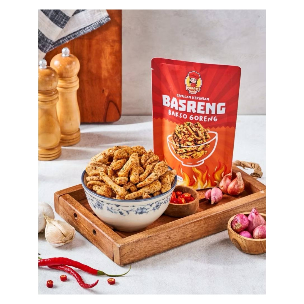 

Basreng Ori daun jeruk dan pedas