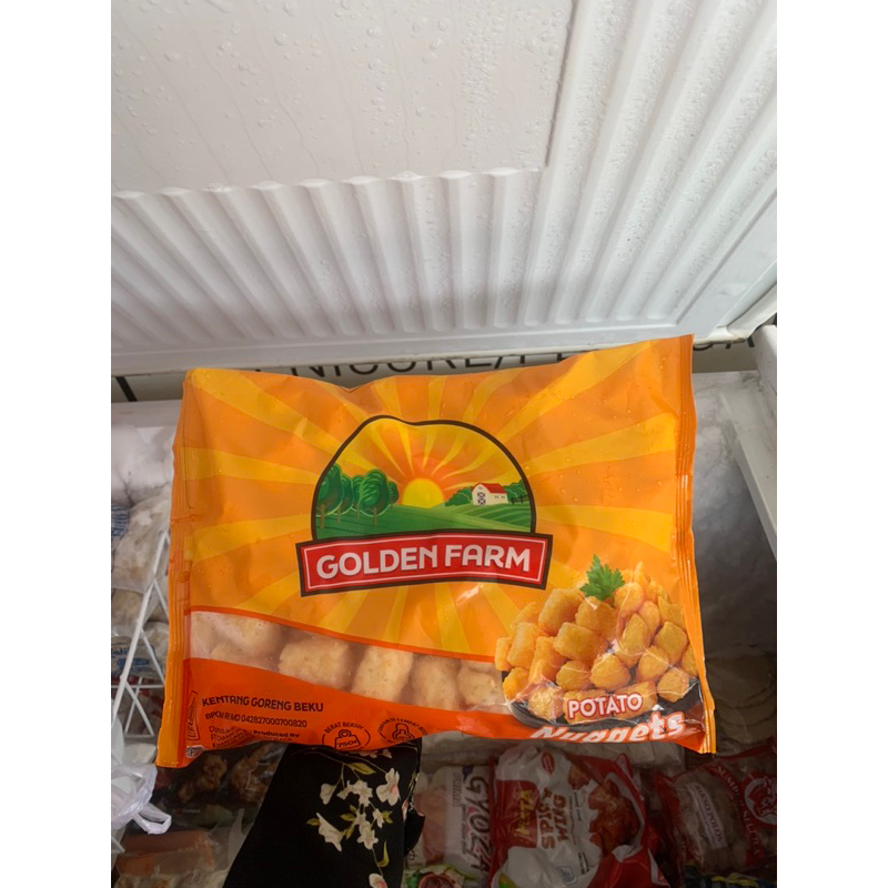

Potato Nuggets Golden Farm Kentang Goreng Beku 750gr Frozen food