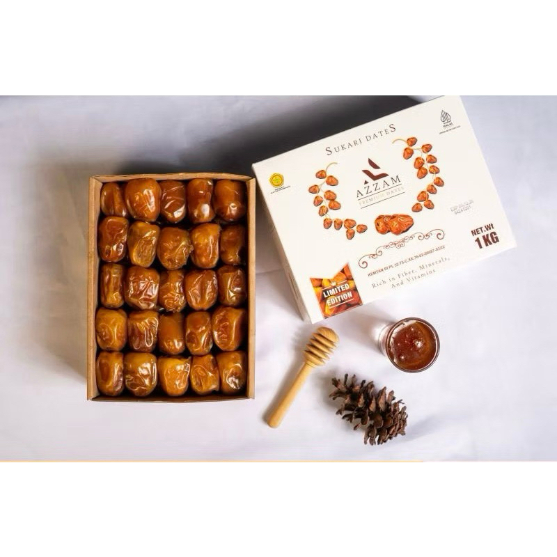 

KURMA SUKARI PREMIUM | Azzam Sukari Dates Premium Edition 1KG