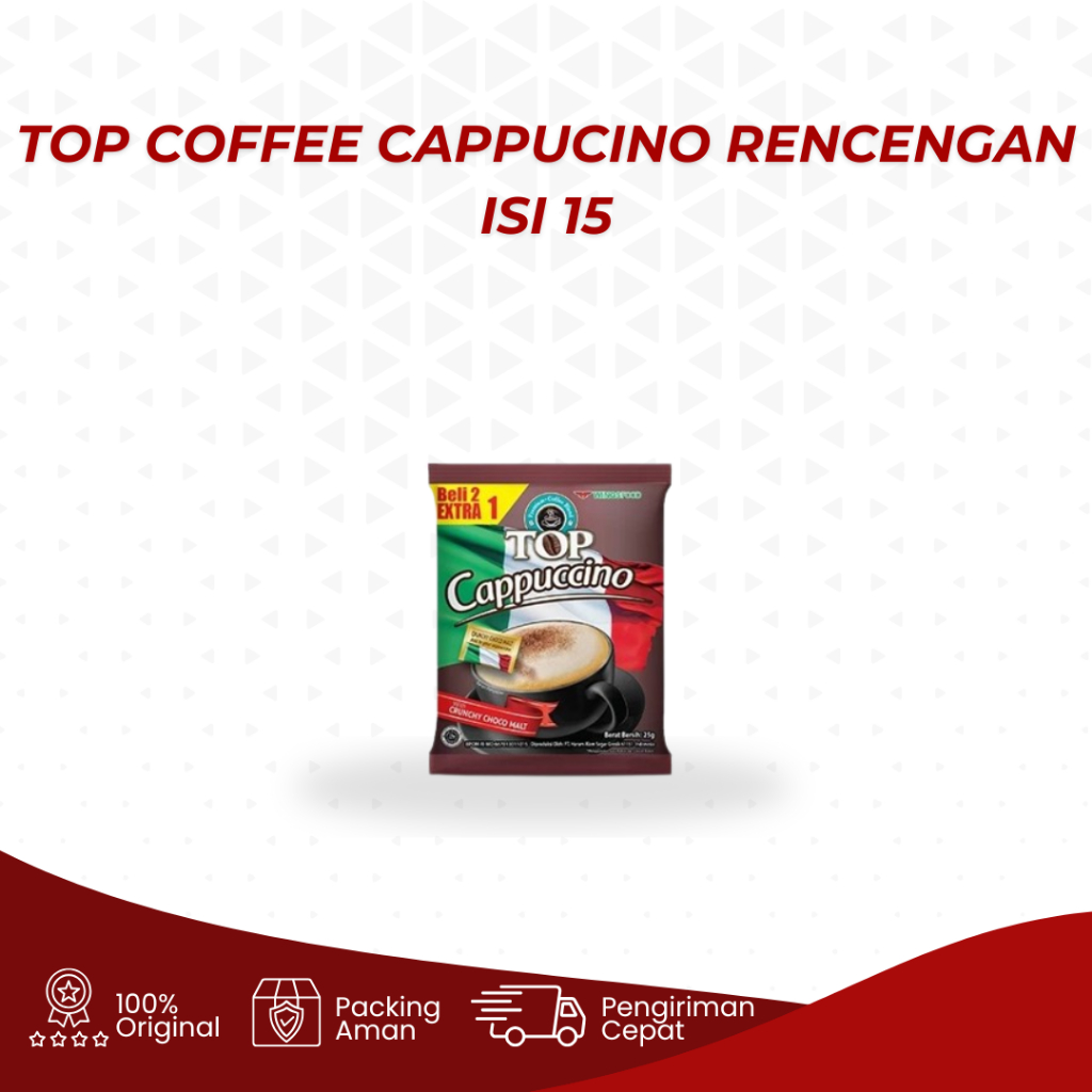 

Top Coffee Cappuccino Rencengan isi 15 Sachet