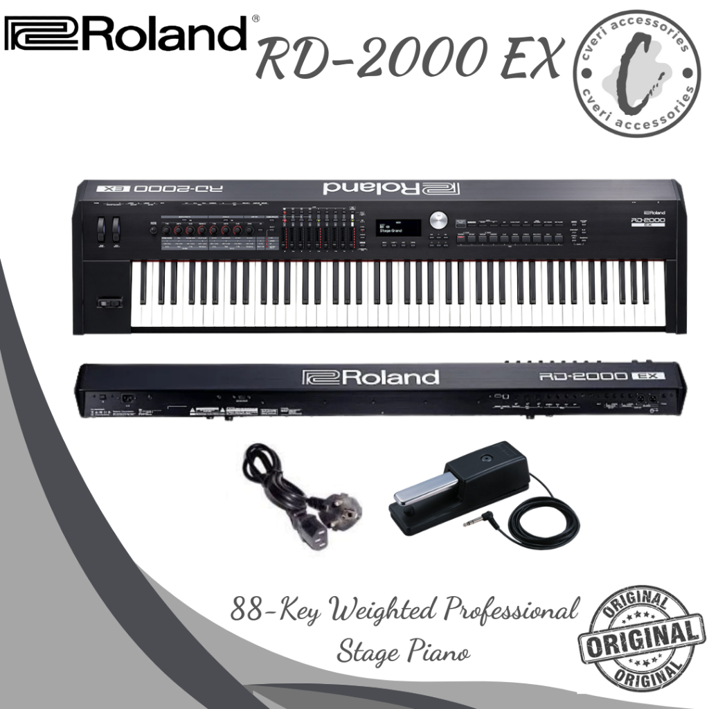 Roland RD2000EX 88-Key Weighted Professional Stage Piano Original Roland RD-2000EX