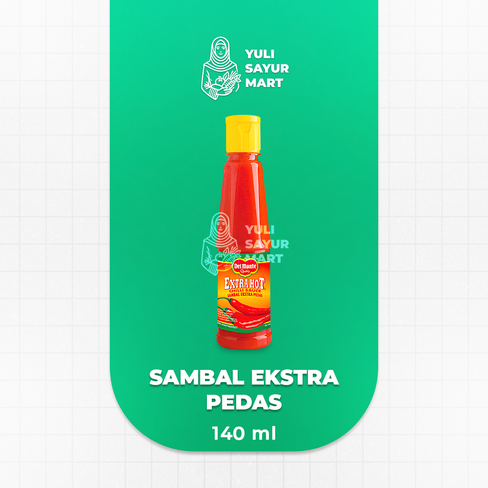 

Del Monte Extra Hot Chili Sauce 140ml - Yuli Sayur Mart