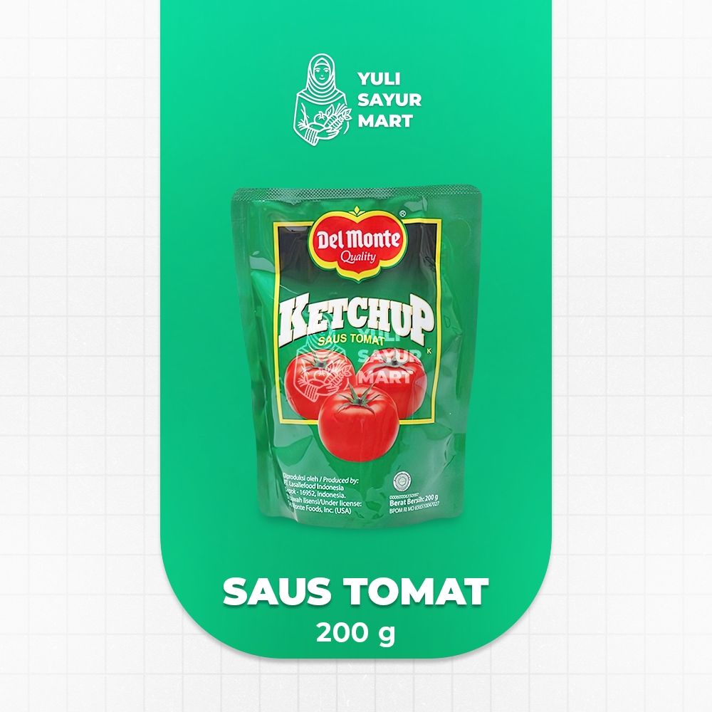 

Del Monte Ketchup Saus Tomat 200g - Yuli Sayur Mart