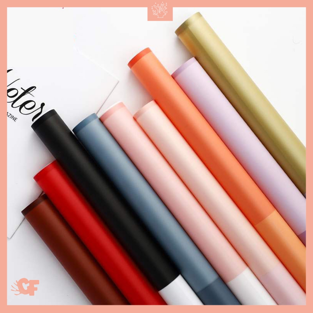 

20 LEMBAR Kertas Buket Bunga Transparan 2 Warna Flower Wrapping Paper Transparan Cellophane KB6024