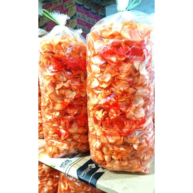 

*KRIPIK SINGKONG PEDAS 500 gr