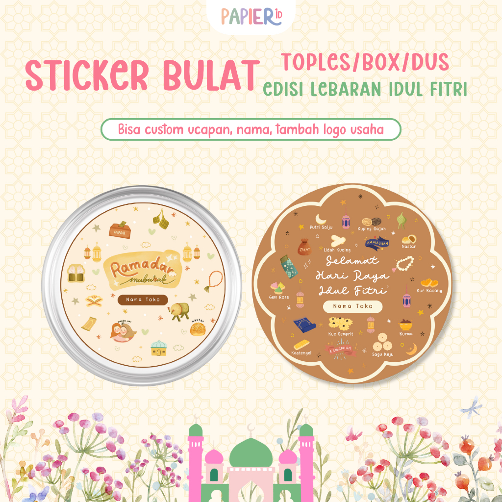 

Sticker Bulat Lebaran | Sticker Bulat Idul Fitri | Sticker Bulat Lebaran | Sticker Bulat Ramadhan | Sticker Bulat Toples | Sticker Packing | Sticker Kardus | Sticker Amplop | Sticker Hampers Lebaran