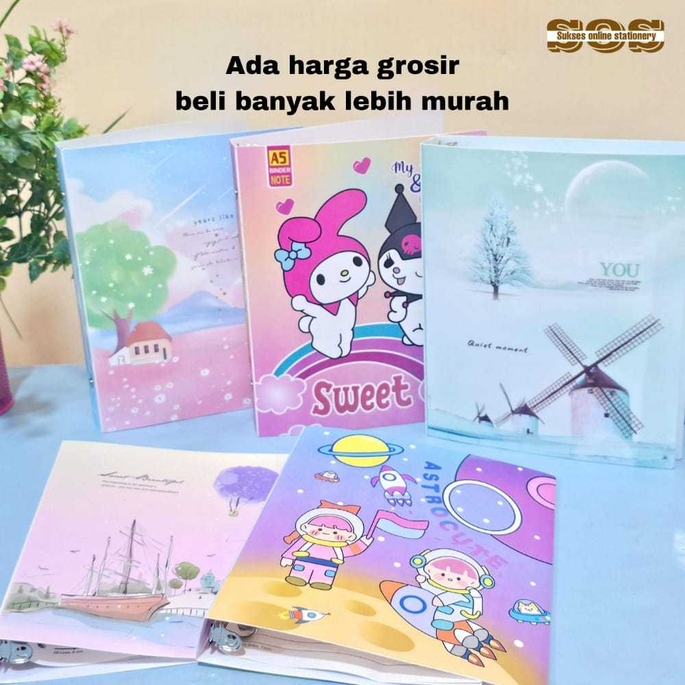 

SOS Binder Note Printing WZ-A5 77725/ Buku Ring /Map Binder/Ring Note/Buku Binder