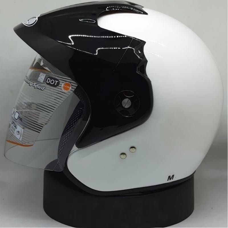 HELM INK CX 390 KLASIK BATMAN ORIGINAL HALF FACE