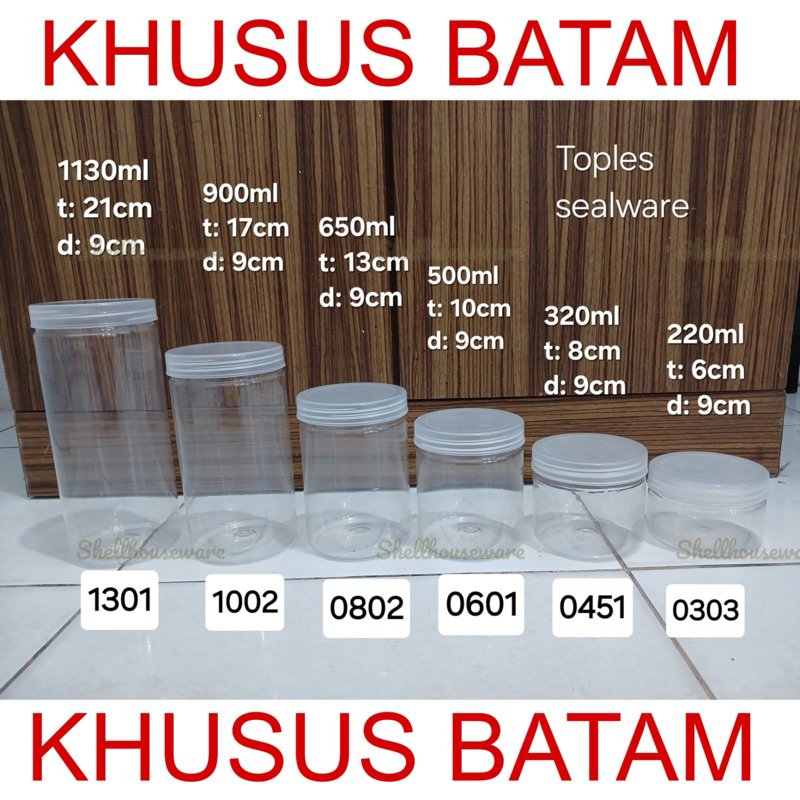 KHUSUS BATAM// TOPLES BENING/SEALWARE / TOPLES KUE