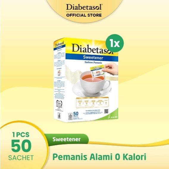 

Diabetasol Sweetener No Calories 50x1.5g