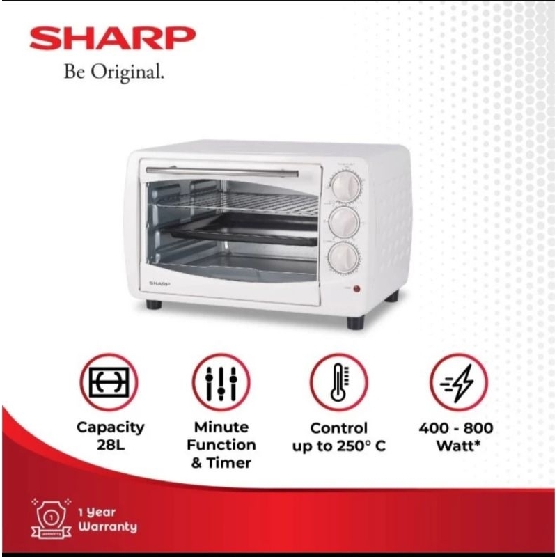 Sharp Oven Listrik 28 Liter EO 28WH