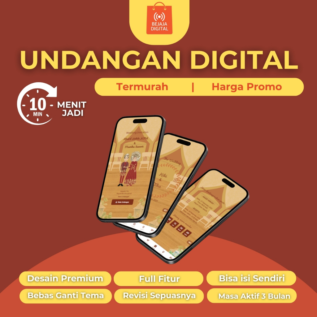 Undangan Digital Website - Wedding Invitation Adat 1