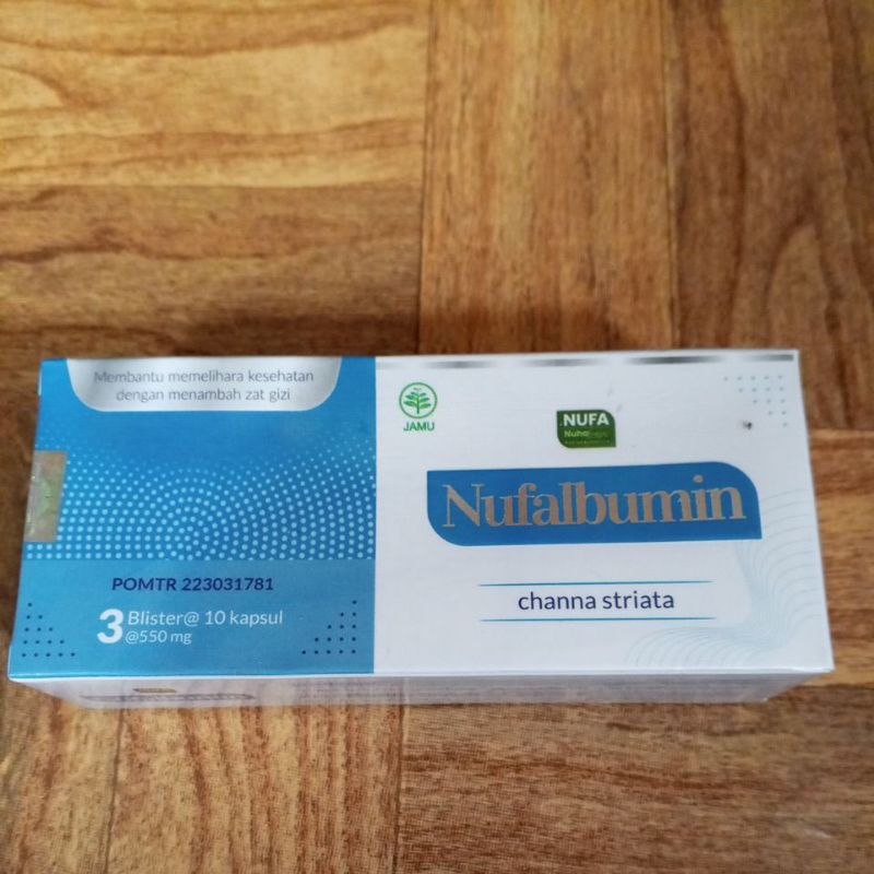 nufalbumin kapsul ekstrak ikan channa striata ikan gabus 30 kapsul