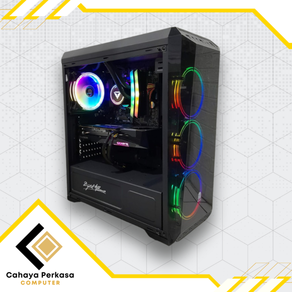 CPU | PC Gaming Ultra Setting Ryzen 5 5600X - RX 6600 XT 8GB - 16GB