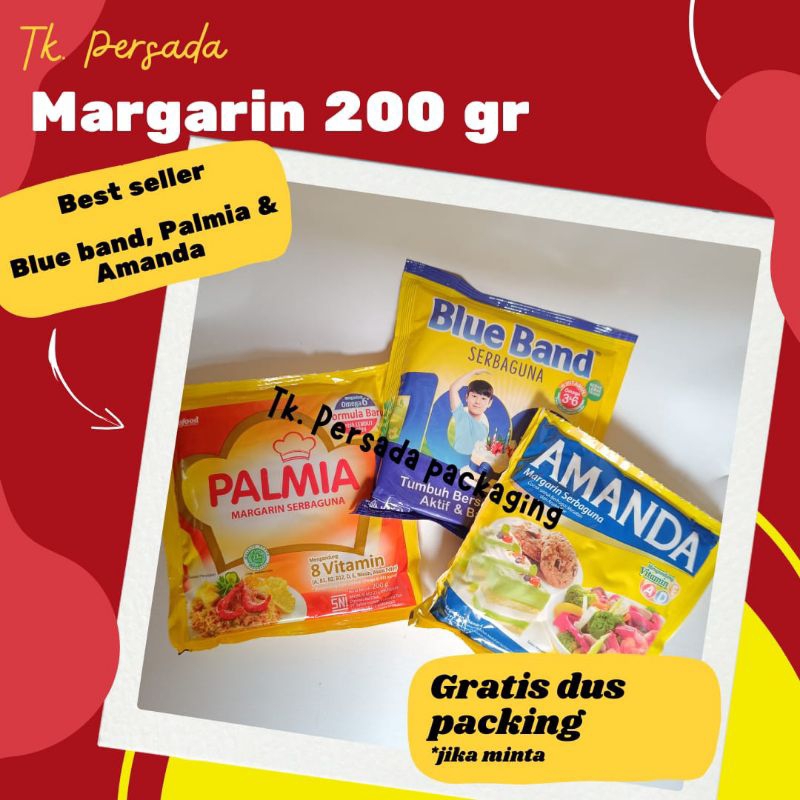 

[ 200 gr ] Margarin Blue Band - Margarin Amanda - Margarin Palmia