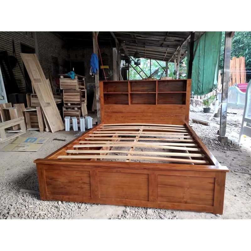 dipan tempat tidur dipan tempat tidur minimalis dipan tempat tidur laci jati solid