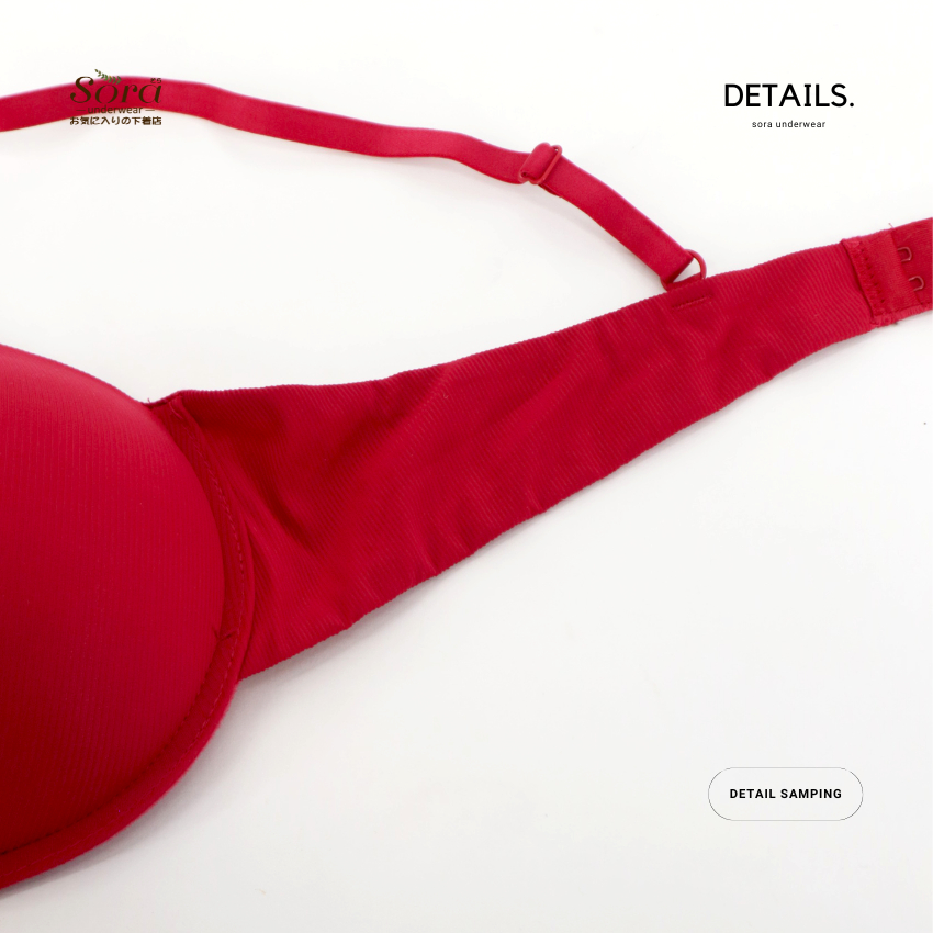 push up bra bh beha pakaian dalam wanita busa tebal tali sexy polos 8385--2