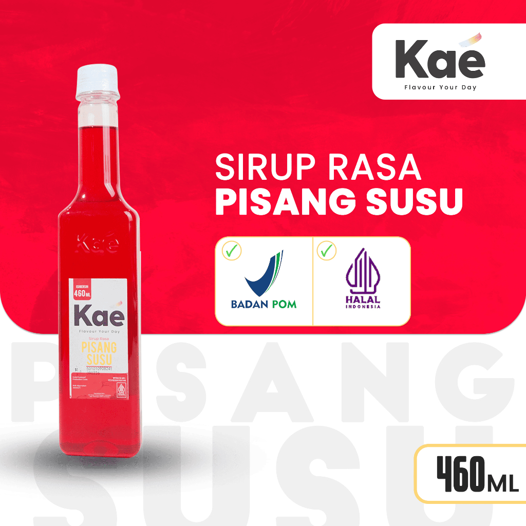 

KAE Sirup Pisang Susu - Milk Banana Syrup 460ml