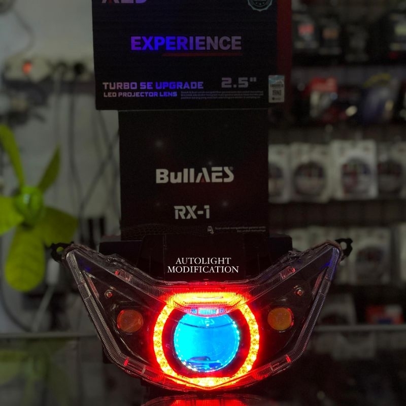 BILED BEAT DELUXE GEN 1 FULL SET REFLEKTOR CUSTOM BILED AES TURBO EXPERIENCE 2,5 INCH 60 WATT