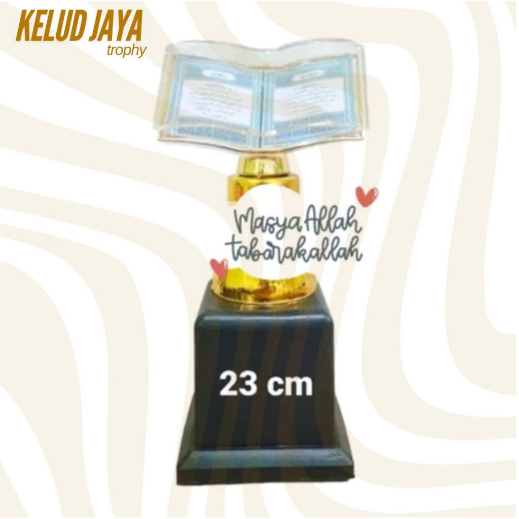 Piala Buku Piala Al Quran 23 cm