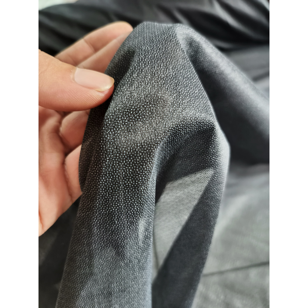 KAIN LEM trikot jorjet / tricot kulit jeruk METERAN untuk lapisan batik