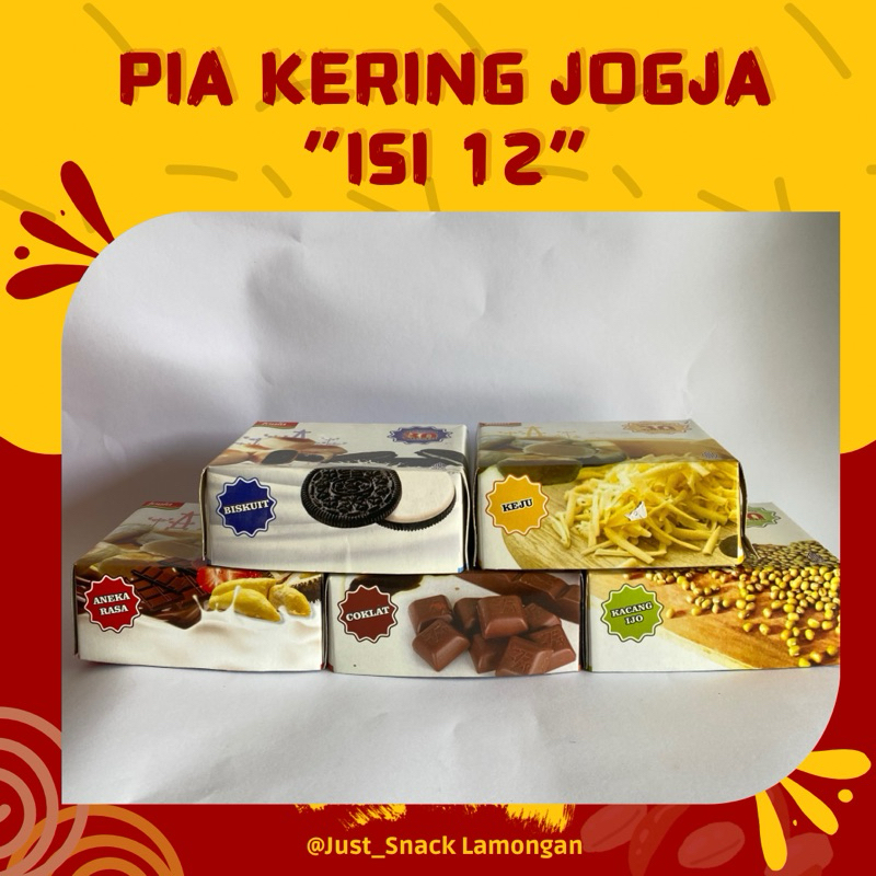 

Biskuit Aneka Rasa Pia Kering Jogja "ISI 12