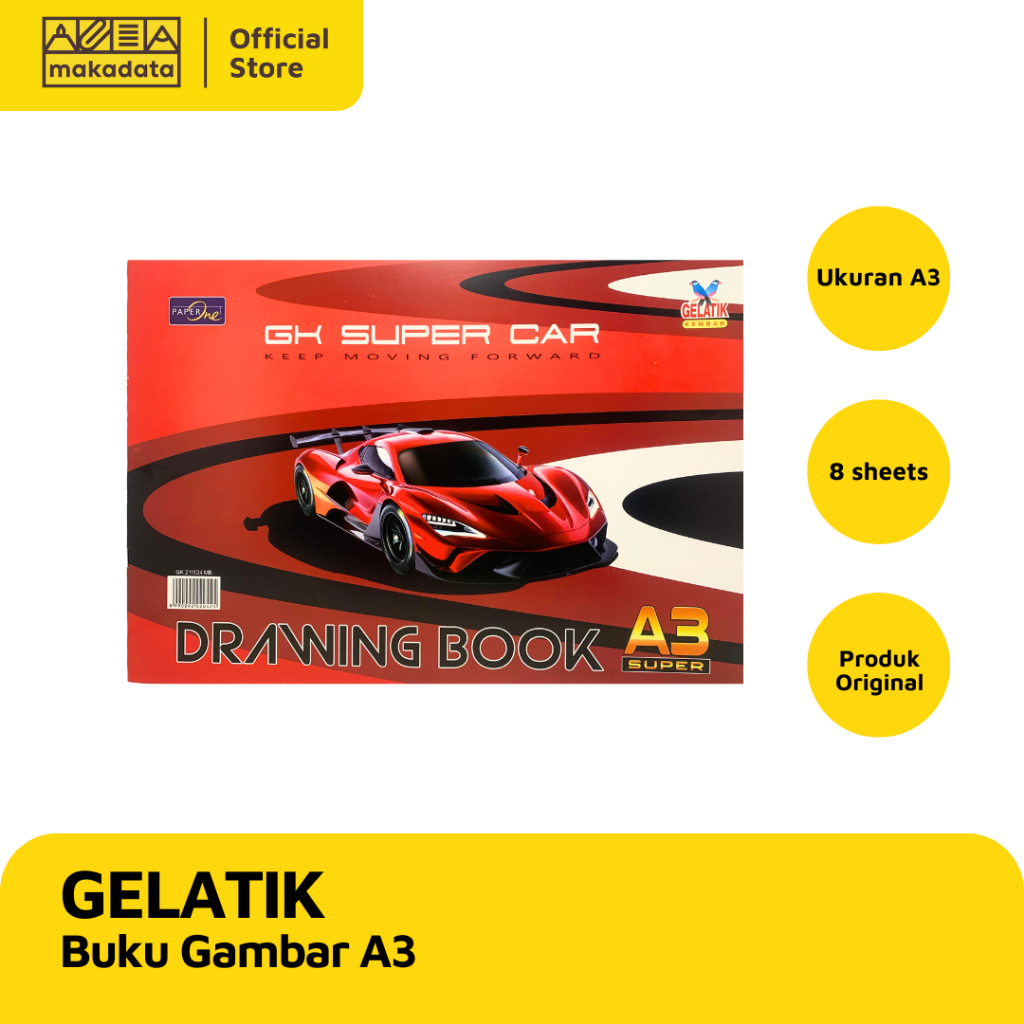 

BUKU GAMBAR / DRAWING BOOK A3 GELATIK (1 PCS) MURAH