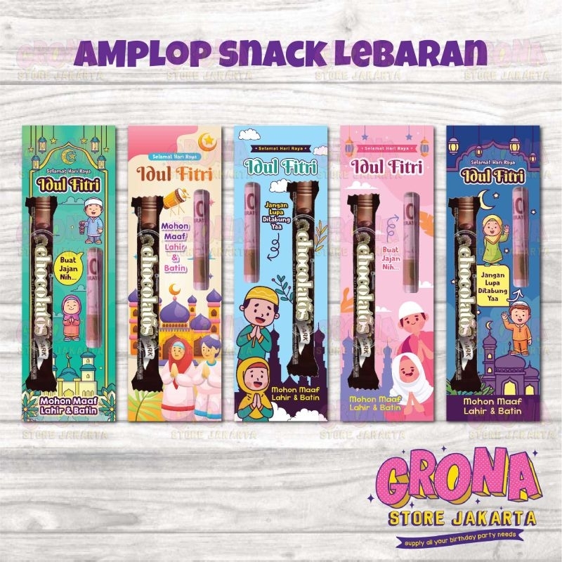 

Amplop Lebaran Snack / Amplop Gulung / Amplop Lebaran