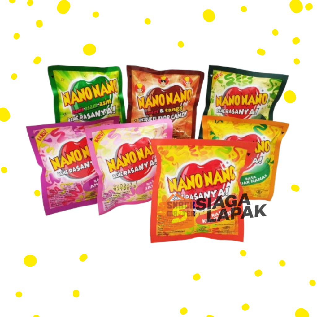 

Permen Nano Nano Rasa BUAH 12,5gr Aneka Varian Rasa