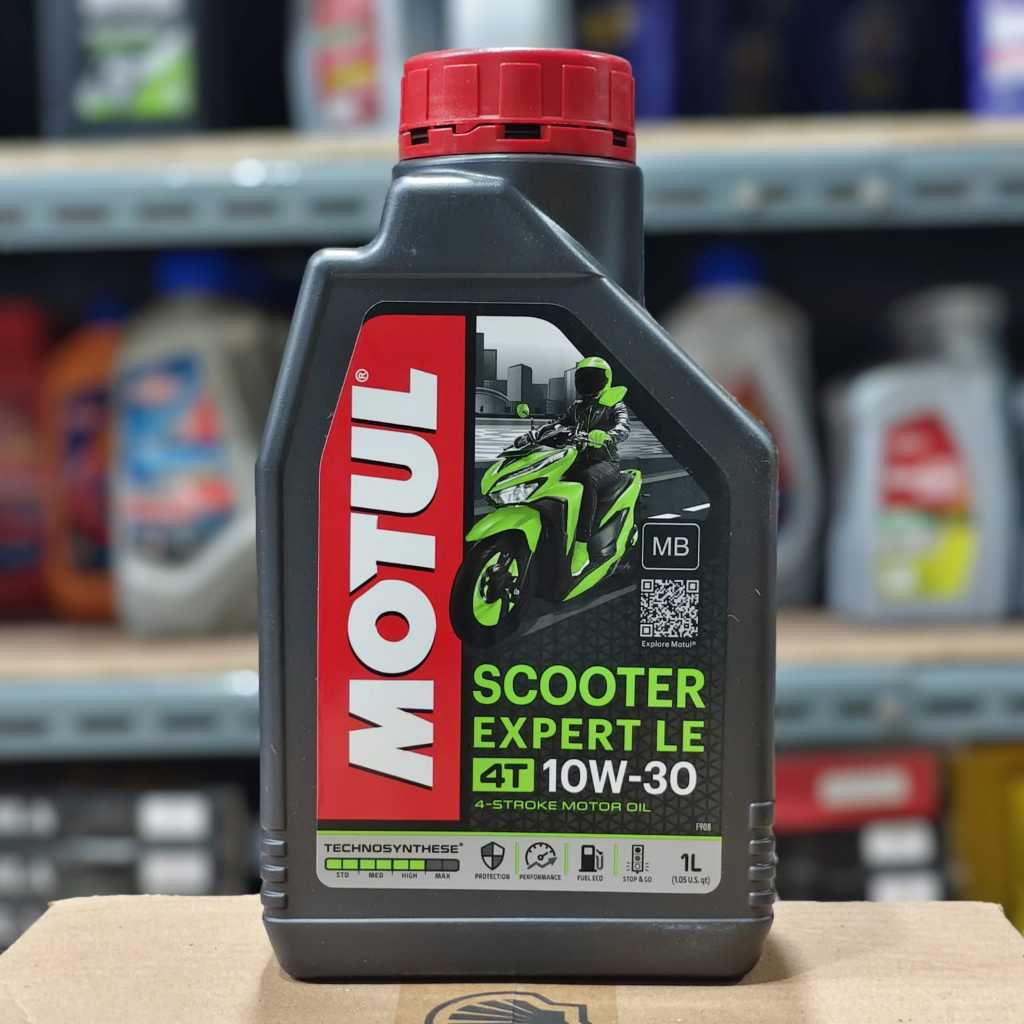 OLI MOTUL SCOOTER EXPERT LE 10W30 1LITER NMAX PCX AEROX VARIO 125 150