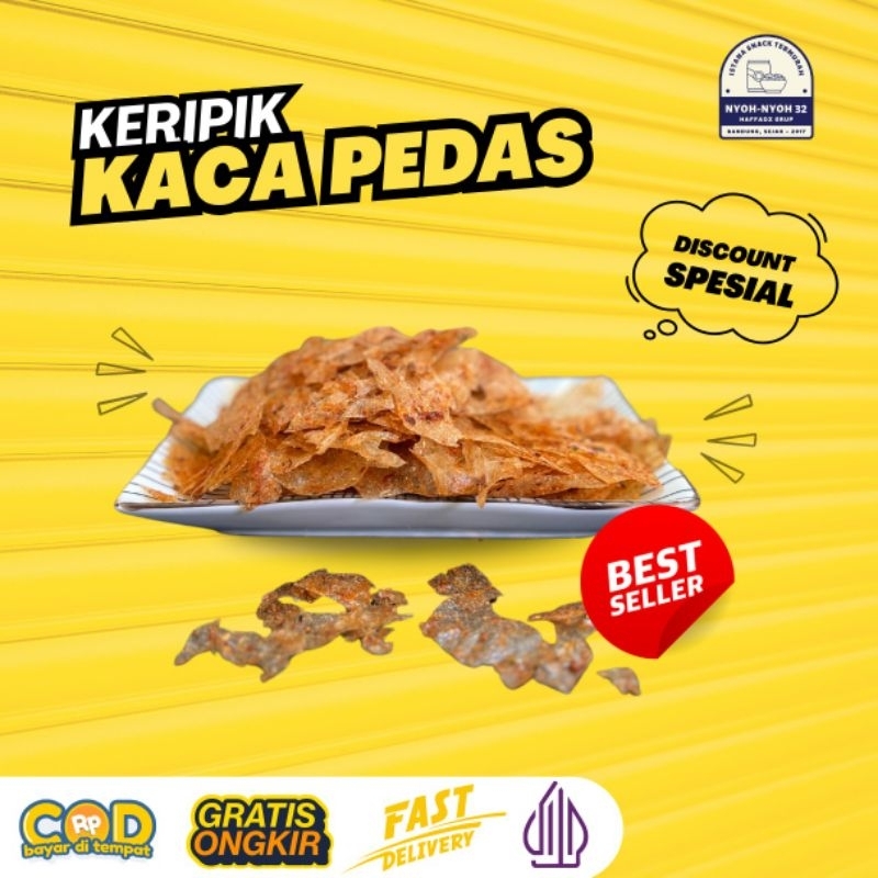 

Keripik Kaca Pedas Daun Jeruk 100-300gram