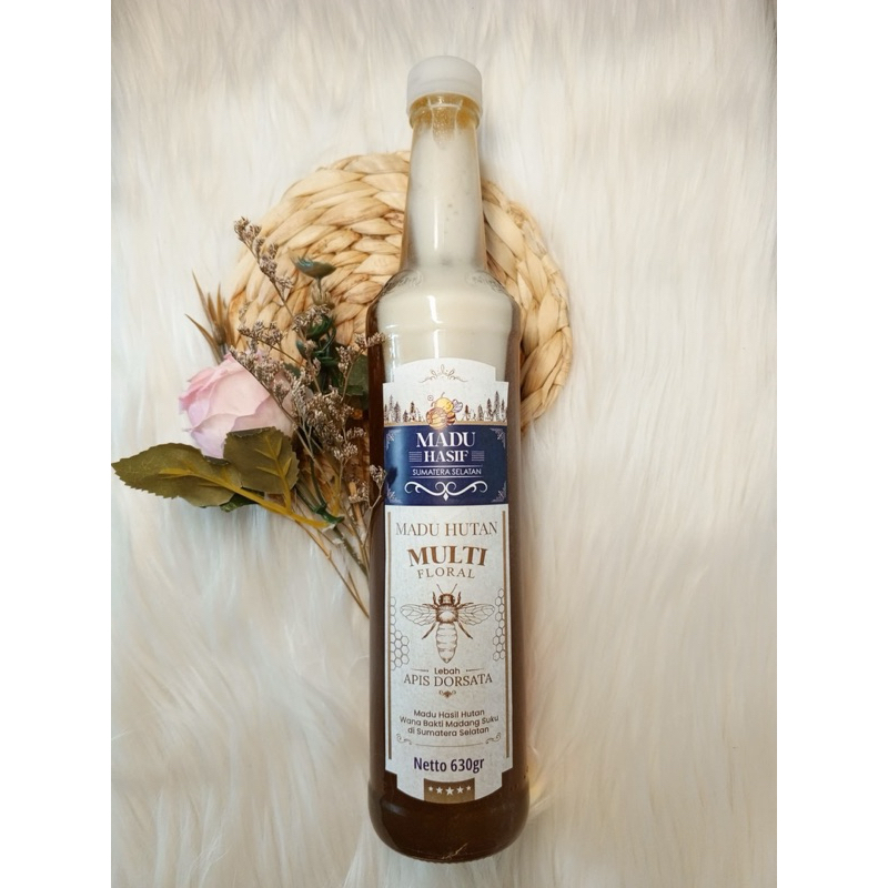 

Madu Hasif 630gr Multi floral - Madu Liar Sumatra - 100% murni