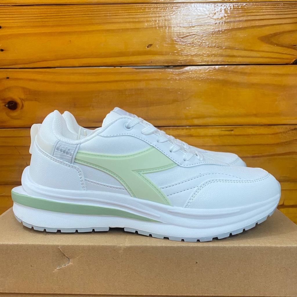 ONLY SIZE 37 SEPATU DIADORA WANITA DIADORA DIADORA KANAKA WHITE GREEN COD ORIGINAL SNEAKER SPORTY RU