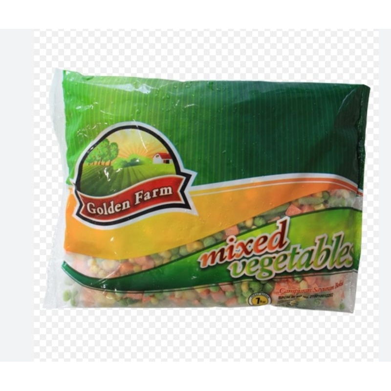 Golden Farm Mix Vegetables 500gr// Sayuran Frozen Golden Farm