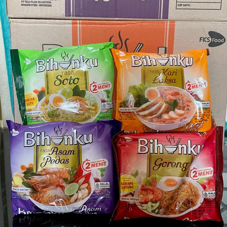 

Per 5 pcs BIHUNKU BIHUN INSTANT READY ALL VARIANT 55 GR