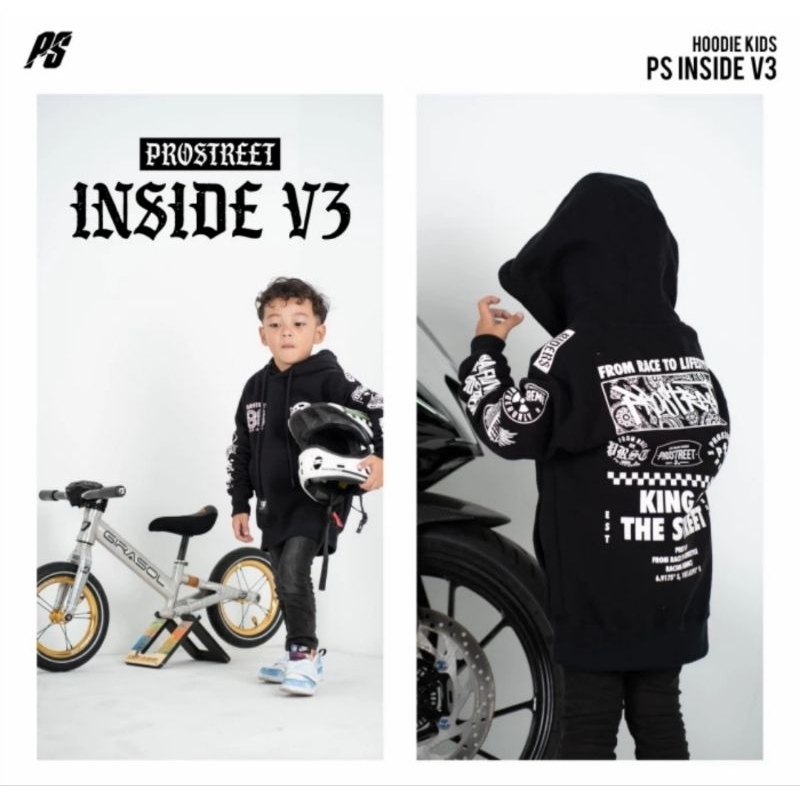 Hoodie Prostreet Kids Inside V3 100% New Original