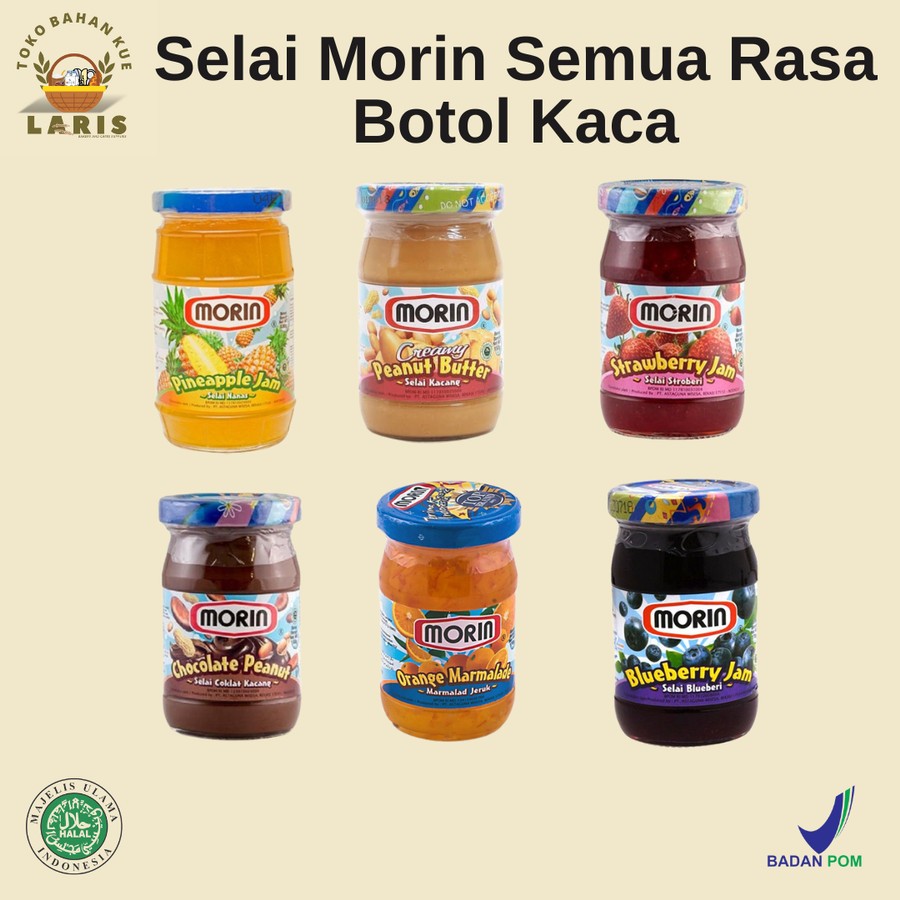 

MORIN SELAI KEMASAN BOTOL KACA 170 GRAM