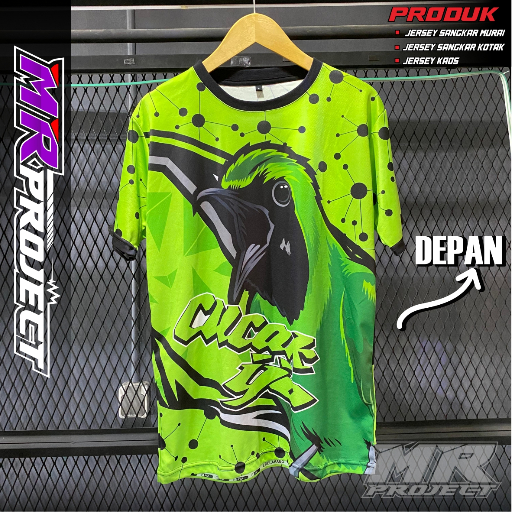 Jersey CUCAK IJO  - Kaos jersey Custome  CUCAK IJO