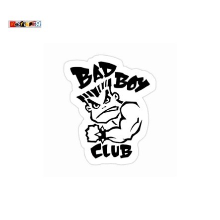 

sticker Bad Boy Club logo diecut stiker