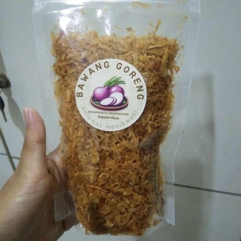 

Bawang goreng Sumenep ORI no campuran berat 125 gram