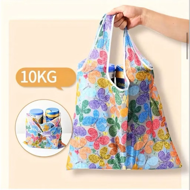 Tas Belanja Lipat Murah / Kantong Belanja Lipat / Tas Belanja Lipat / Kantong Belanja Waterproof / T