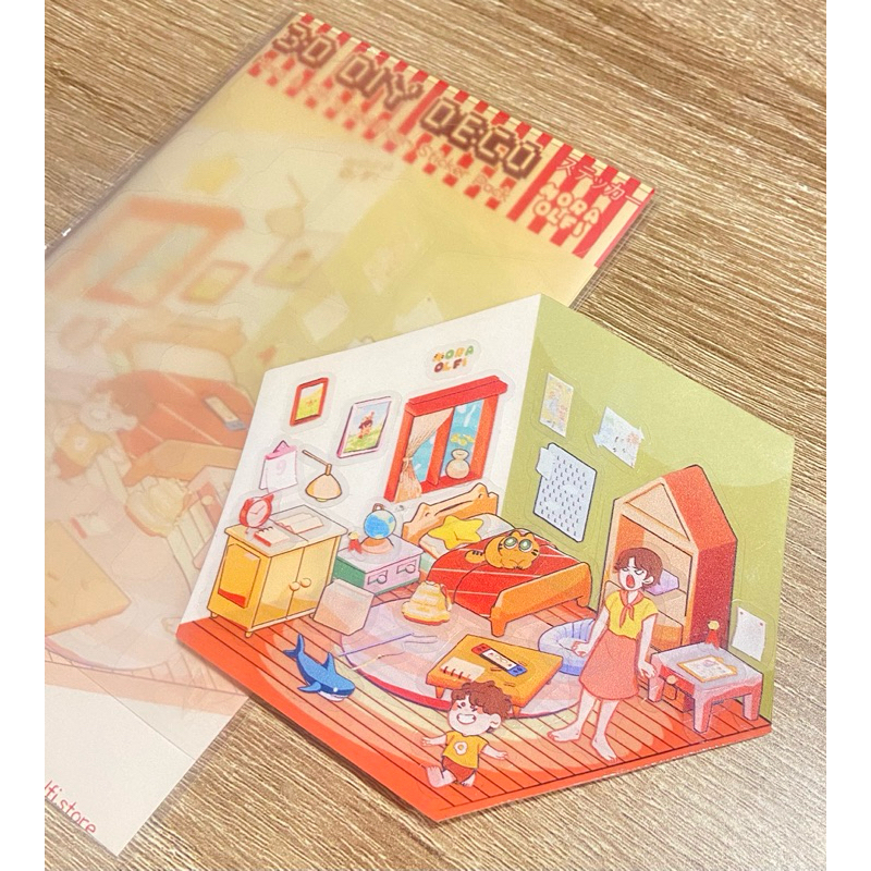 3D DIY Deco Room Set | MORA & OLFI’s Room