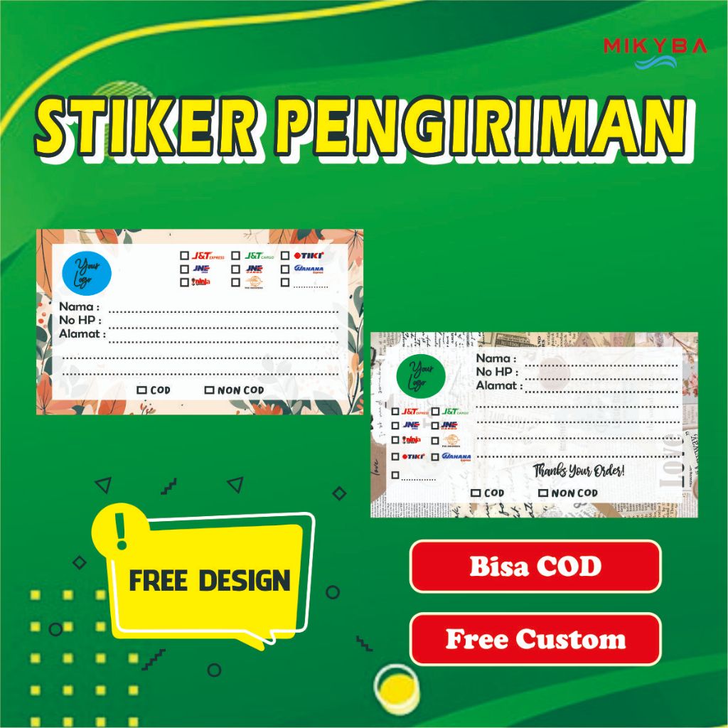 

Stiker Pengiriman Onlineshop